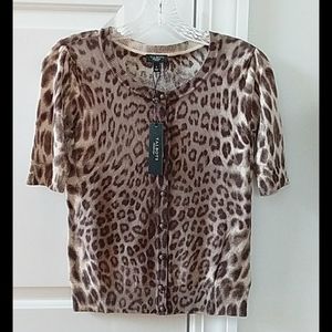 Talbots leopard print sweater